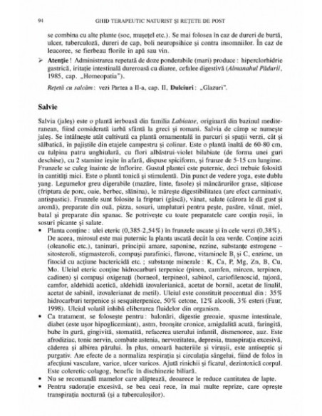 Ghid terapeutic naturist şi reţete de post