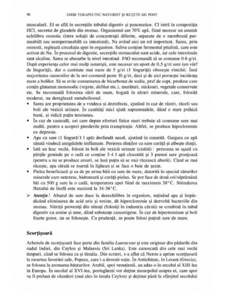 Ghid terapeutic naturist şi reţete de post