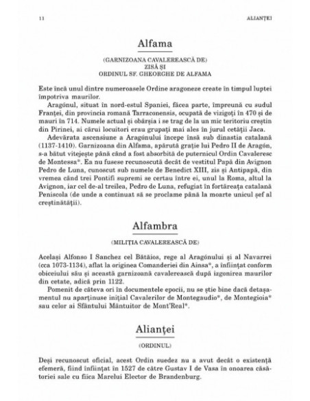 Dicționar inițiatic al ordinelor cavalerești