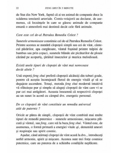 Feng shui în 5 minute