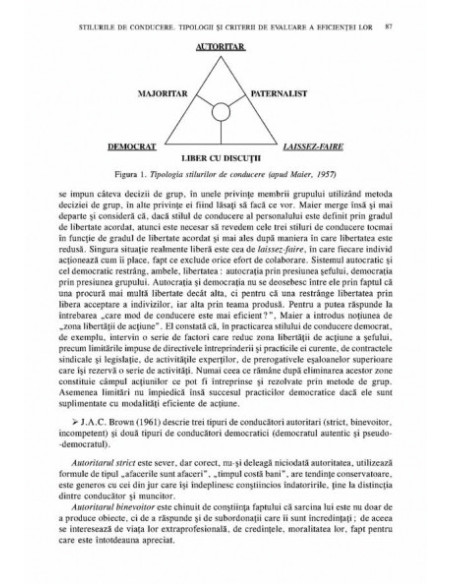 Revista de Psihologie Organizaţională. Vol. III, Nr. 1-2/2003