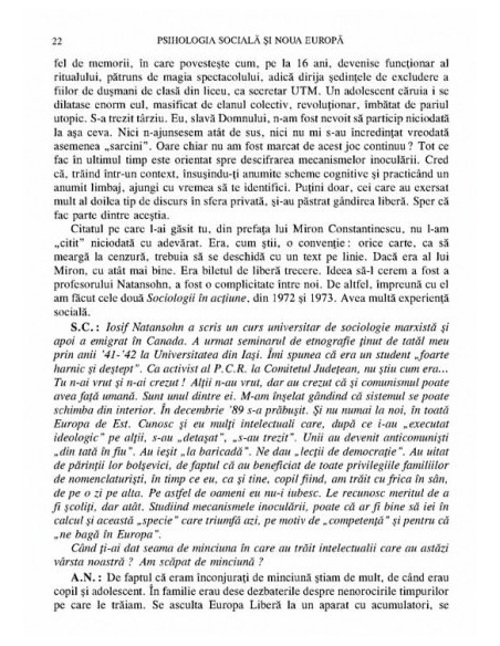 Psihologia socială şi Noua Europă. In honorem Adrian Neculau