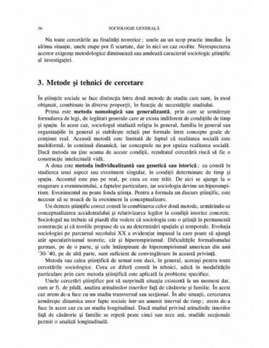 Sociologie generală. Concepte...