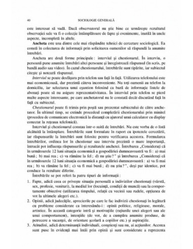 Sociologie generală. Concepte...