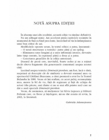 Dimineaţa pierdută Dimineaţa pierdută