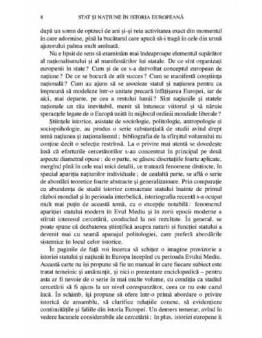 Stat și națiune în istoria europeană