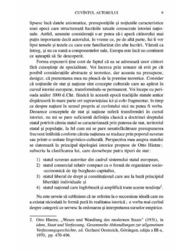 Stat și națiune în istoria europeană