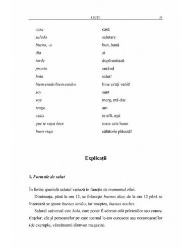 Bienvenidos! Manual de conversație în...