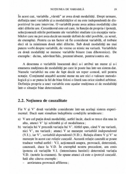 Metodele și statisticile experimentale în știintele umane