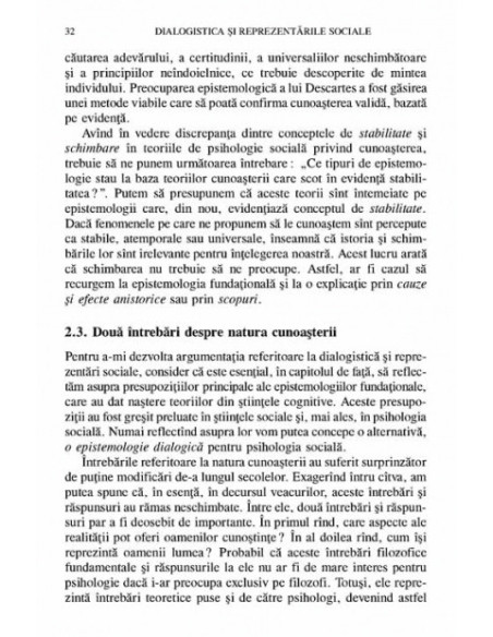 Dialogistica și reprezentările sociale