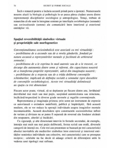 Secret și forme sociale