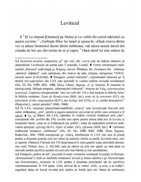 Septuaginta 1. Geneza • Exodul • Leviticul • Numerii • Deuteronomul