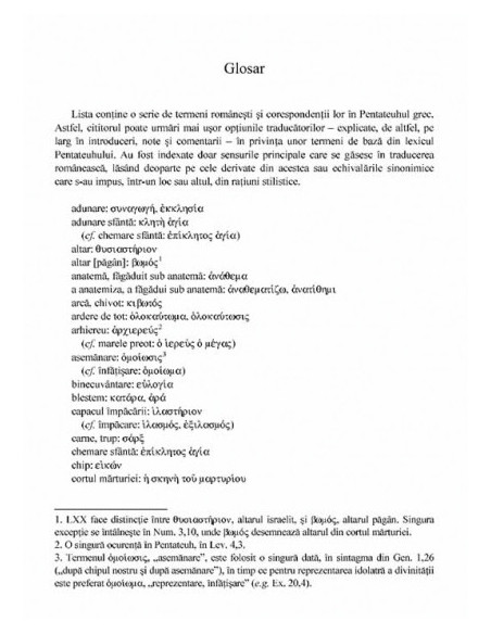 Septuaginta 1. Geneza • Exodul • Leviticul • Numerii • Deuteronomul