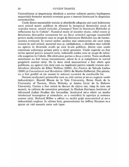 Perfecțiuni care absorb. Cabala și interpretare