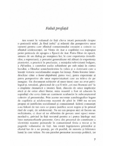 O lume dispărută. Patru istorii... O lume dispărută. Patru istorii...