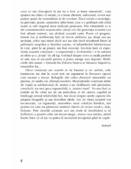 O lume dispărută. Patru istorii personale urmate de un dialog cu H.-R. Patapievici