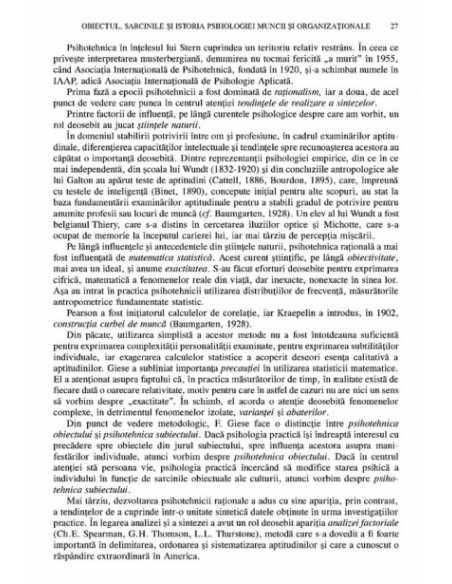 Manual de psihologia muncii și organizațională