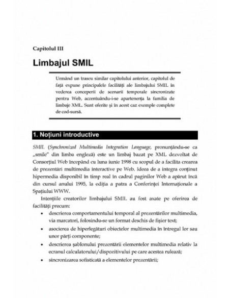 Prezentări multimedia pe Web. Limbajele XHTML+TIME și SMIL