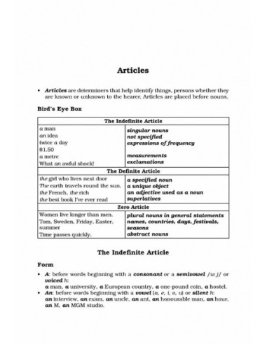 Focus on English Grammar and Exams