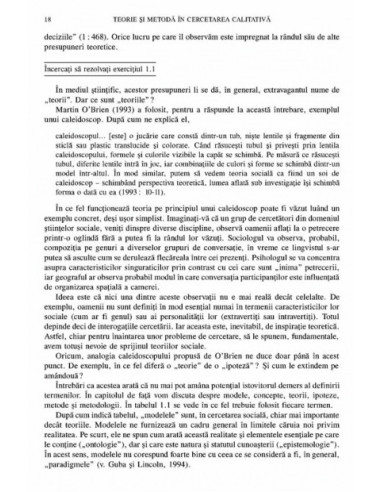 Interpretarea datelor calitative....