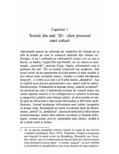 Antonin Artaud. Teatrul şi... Antonin Artaud. Teatrul şi...