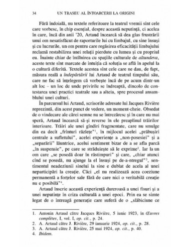 Antonin Artaud. Teatrul şi... Antonin Artaud. Teatrul şi...