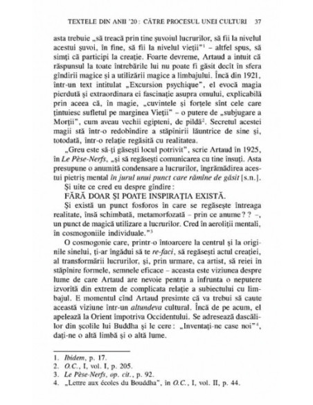 Antonin Artaud. Teatrul şi întoarcerea la origini