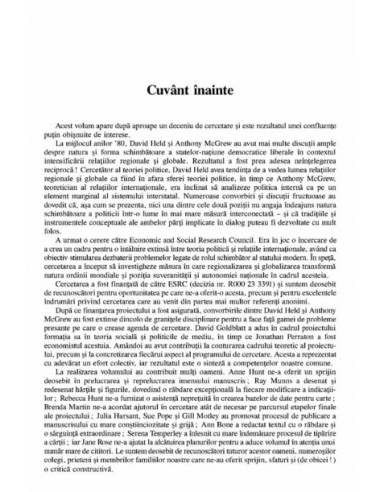 Transformări globale. Politică,...