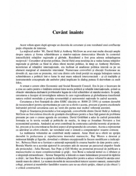 Transformări globale. Politică, economie și cultură