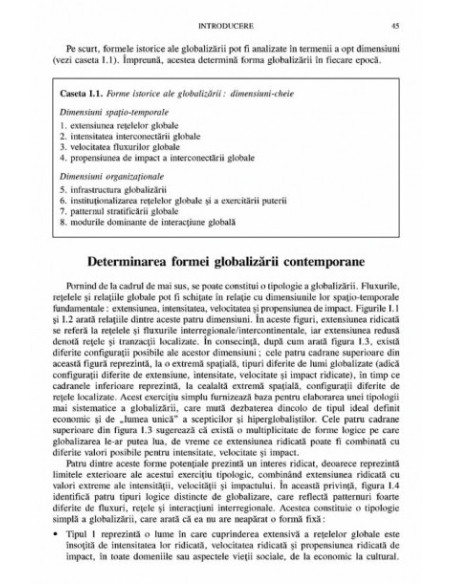 Transformări globale. Politică, economie și cultură