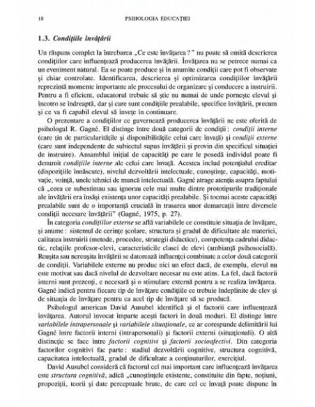 Psihologia educaţiei