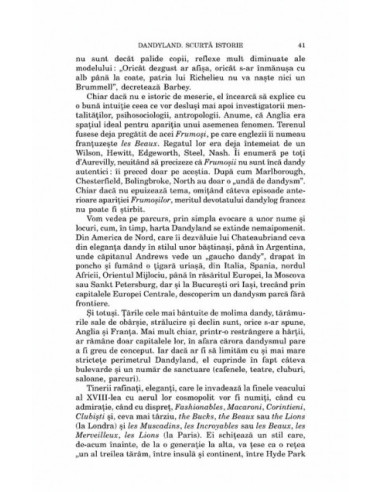 Dandysmul. O istorie Dandysmul. O istorie