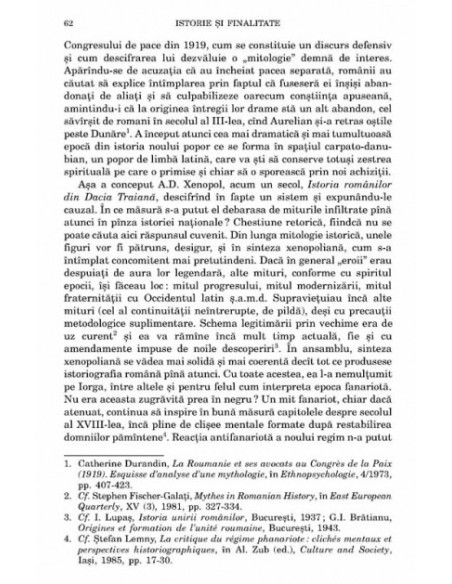 Istorie şi finalitate. În căutarea identităţii