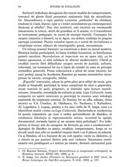 Istorie şi finalitate. În căutarea identităţii