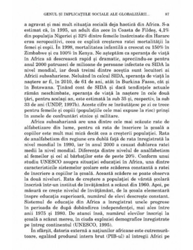 Gen, globalizare și democratizare