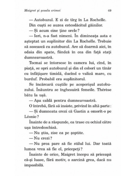 Maigret și școala crimei