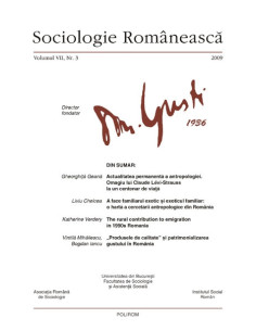 Sociologie româneasca,...