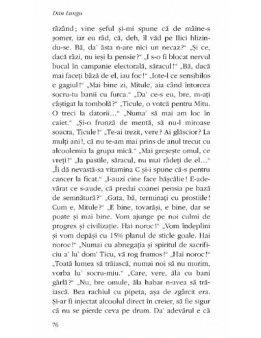 Raiul găinilor. Fals roman de zvonuri...