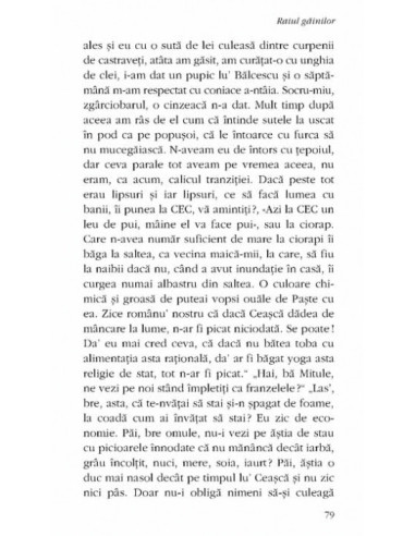 Raiul găinilor. Fals roman de zvonuri...