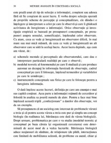 Metode avansate în cercetarea...