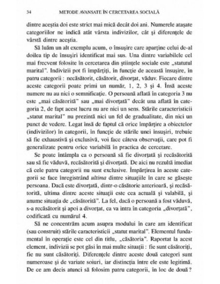 Metode avansate în cercetarea socială. Analiza multivariată de interdependență