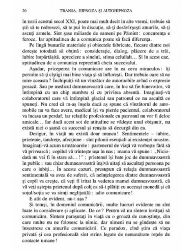 Transa, hipnoza şi autohipnoza