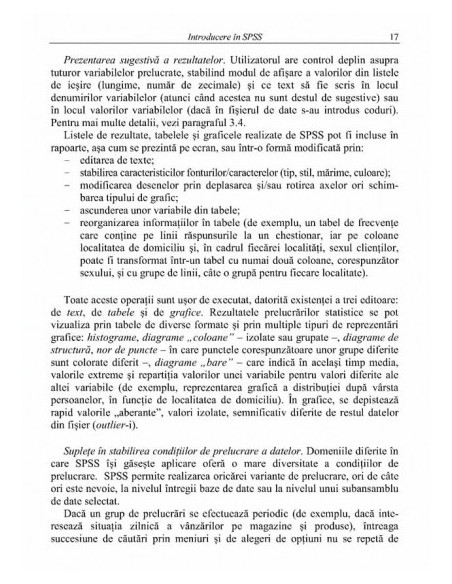 Analiză statistică cu SPSS sub Windows