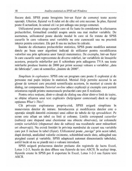 Analiză statistică cu SPSS sub Windows