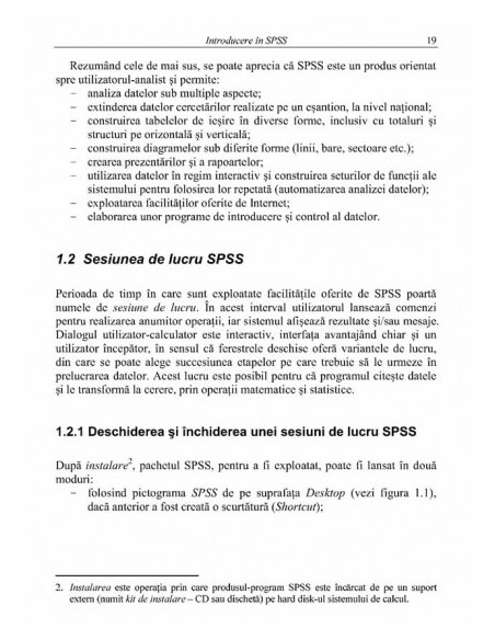 Analiză statistică cu SPSS sub Windows
