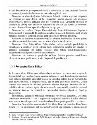 Analiză statistică cu SPSS sub Windows