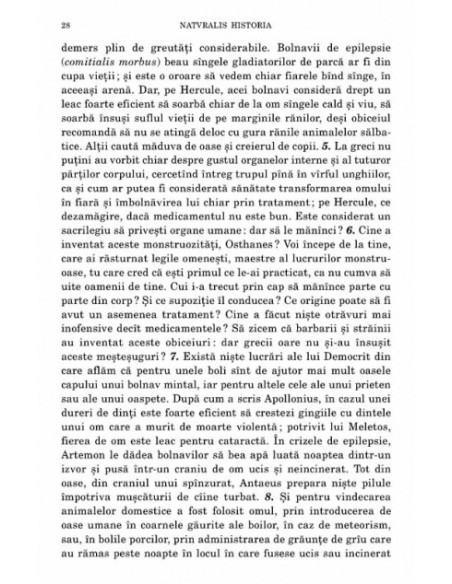 Naturalis historia. Enciclopedia cunoștințelor din Antichitate. Vol. V: Medicină și farmacologie
