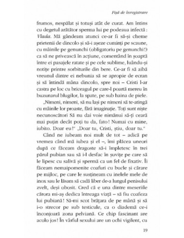 Fişă de înregistrare Fişă de înregistrare