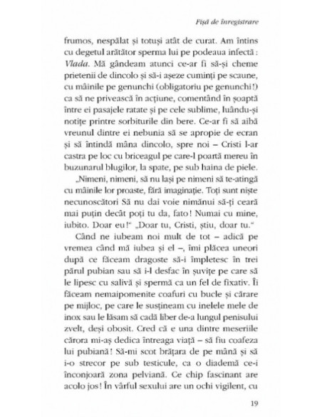 Fişă de înregistrare