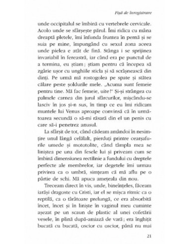 Fişă de înregistrare Fişă de înregistrare